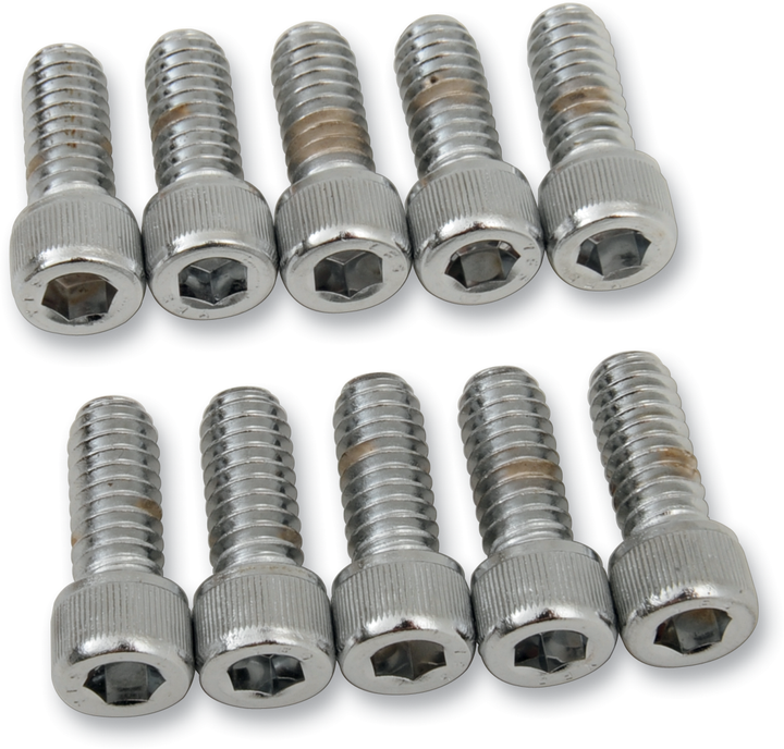 Drag Specialties Bolts - Socket-Head - Knurled - 1/4-20 X 5/8" DS-190534