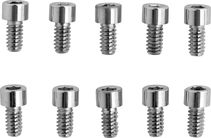 Drag Specialties Bolts - Socket-Head - Replacement - Smooth/Coarse Thread - #10-24 X 3/8" - 10 Pack DS-190586S