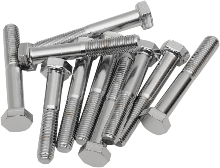 Drag Specialties Bolts - Hex Head/Replacement - Fine Thread - 5/16"-24 X 2" - 10 Pack DS-190642