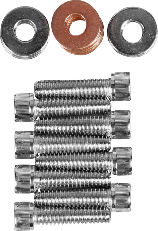 Drag Specialties Bolt Set - Rocker Box - Knurled - '84-'03 Harley-Davidson DS-190813