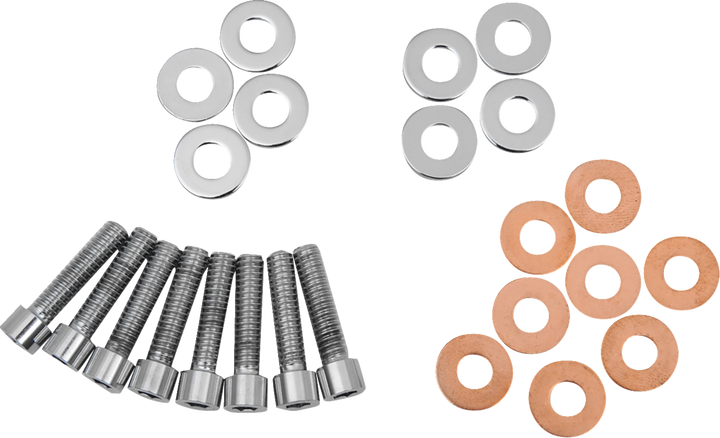 Drag Specialties Bolt Set - Rocker Box - Smooth - '84-'03 Harley-Davidson DS-190813S