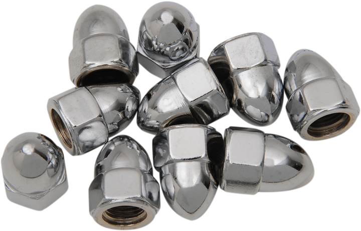 Drag Specialties Nut - Acorn - Chrome - 3/8"-24 DS-190858
