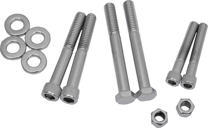Drag Specialties Bolt Set - Motor Mount - Knurled - Dyna/Softail DS-190880