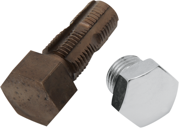 Colony Drain Plug - Oil Tank With Tap - Oversized - Chrome 7502-2