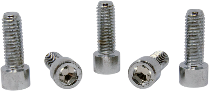 Drag Specialties Bolts - Socket-Head/Replacement - Smooth/Coarse Thread - 7/16"-14 X 1-1/4" - 5 Pack DS192302