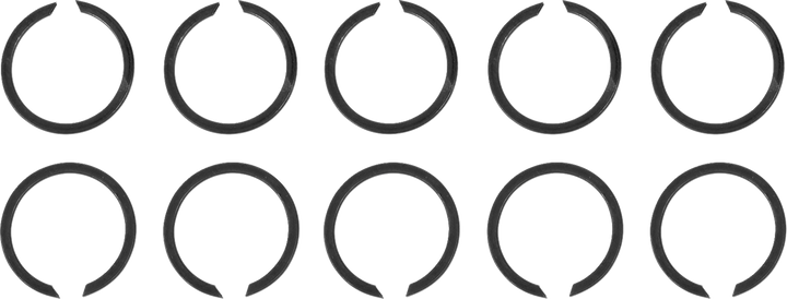 Eastern Motorcycle Parts Retaining Rings - Main Shaft/Third Gear - 10 Pack A-35337-56