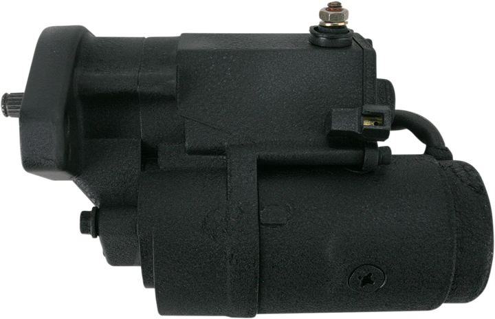 Terry Components Starter Motor - Black Wrinkle - Harley Davidson 773594