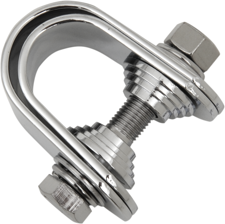 Drag Specialties Mini Speedometer/Tachometer Clamp - For 1"/1.25" Tube - Chrome DS-243803