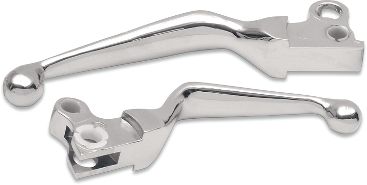 Drag Specialties Wide Blade Lever Set - Chrome DS-273145A