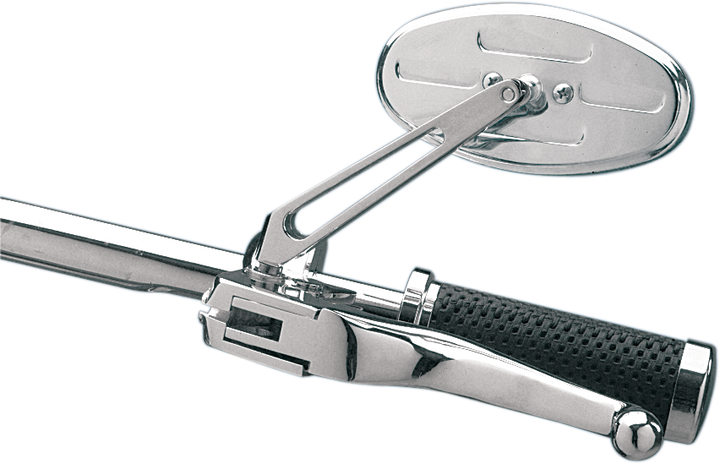 Drag Specialties Mirror - Stealth I - Side View - Oval - Chrome DS-302166