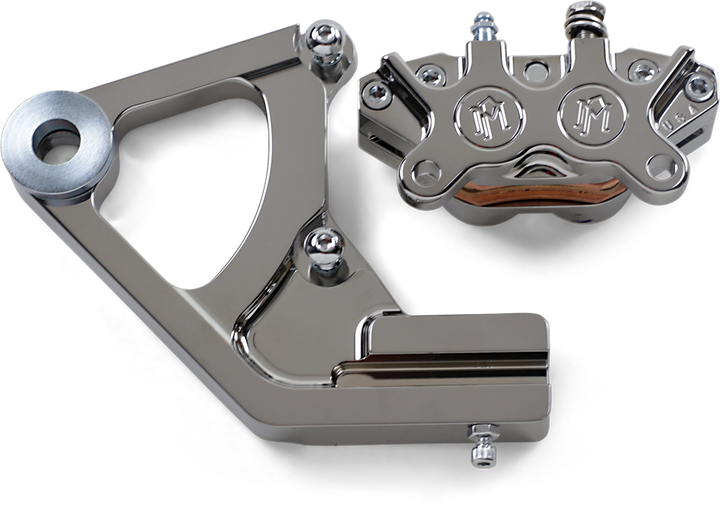 Performance Machine (Pm) Caliper - Rear - Chrome - 87-99 Fxst/Flst 1274-0052-CH