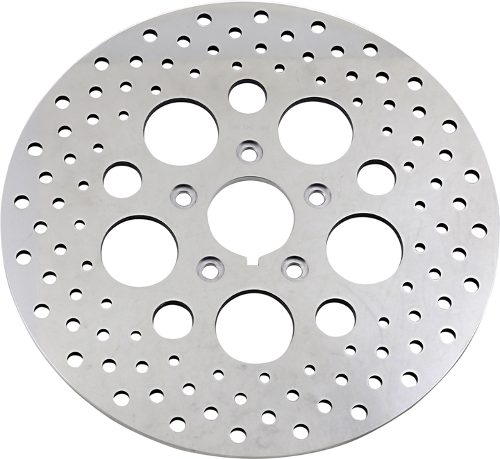 Drag Specialties Drilled Brake Rotor - Front - 11.5" - Harley-Davidson DS-325738