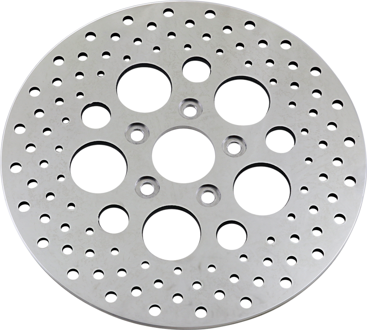 Drag Specialties Drilled Brake Rotor - Rear - 11.5" - Harley-Davidson DS-325739