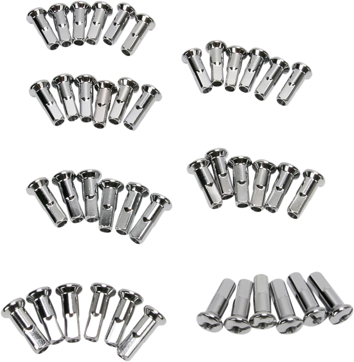 Drag Specialties Spoke Nipples - Chrome - Standard DS-380112