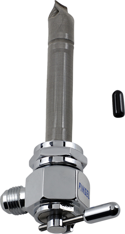 Pingel Power-Flo -6An Fuel Valve - Chrome-Plated - 22 Mm 6331-CH