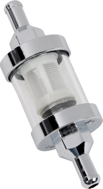 Drag Specialties Fuel Filter - Clear - Mini - 1/4" DS-391673