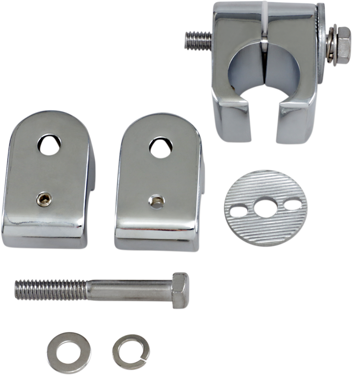 Drag Specialties Universal Engine Guard Clamps - Chrome - 1" DS-720218