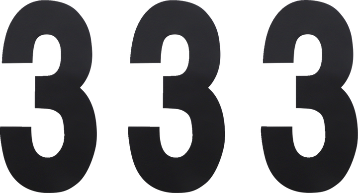 Factory Effex Fx Number 3 - Black - 6" 932498