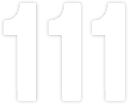 Factory Effex Mini Pro Number 1 - White - 5" 03-0201