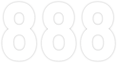 Factory Effex Mini Pro Number 8 - White - 4" 244075