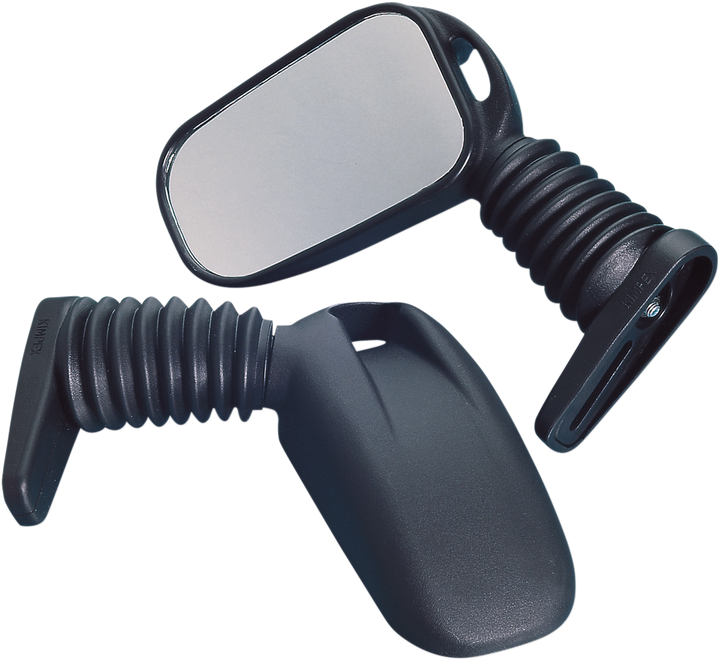 Kimpex Mirror - Side View - Rectangular - Black - Pair - Arctic Cat 283989
