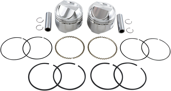 Wiseco Piston Kit - +0.020" - High Compression - Big Twin 1340 Cc 80" K1625