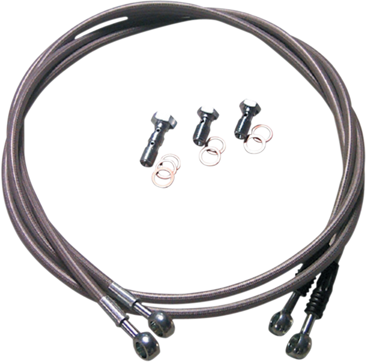 Lone Star Racing/Tech 5 Ind. Brake Line - Front - Universal 30-54