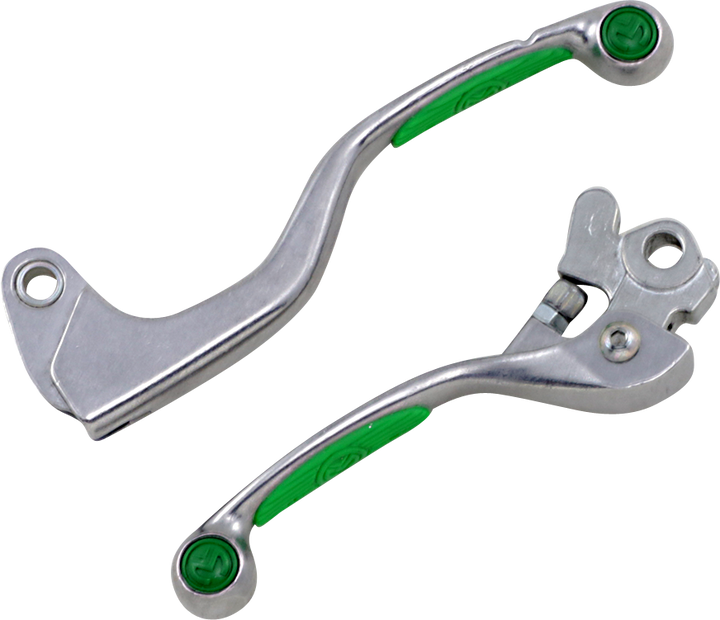 Moose Offroad Competition Lever Set - Green 1SGWF39