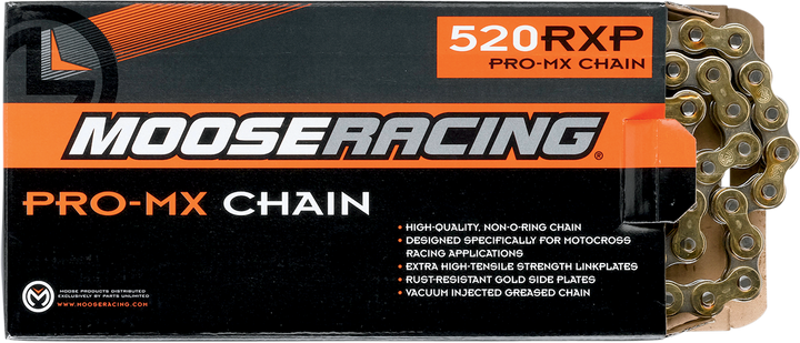 Moose Offroad 520 Rxp - Pro-Mx Chain - 112 Links - Gold M574-00-112
