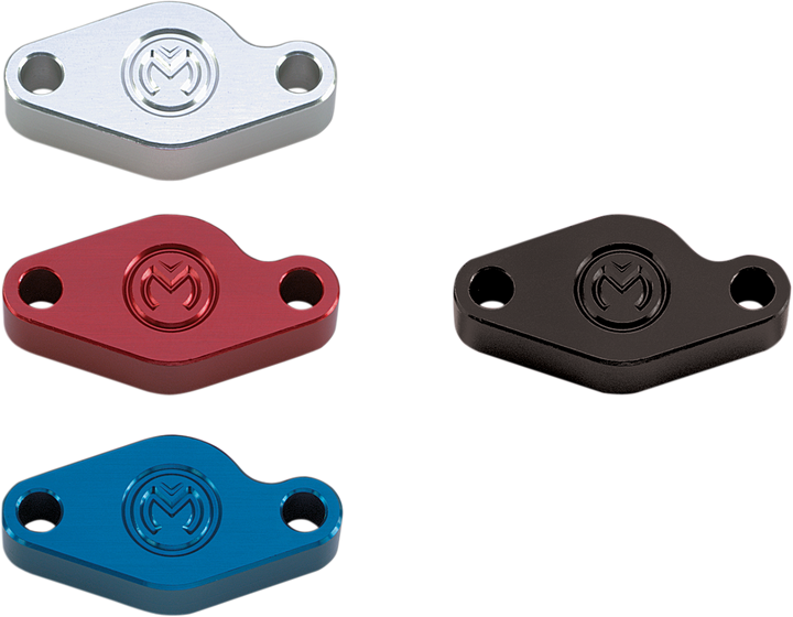 Moose Offroad E-Brake Block-Off Plate - Red BL-BP6061R