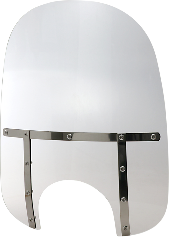 Memphis Shades Fats Windshield - 21" - Headlight - Clear MEM3810