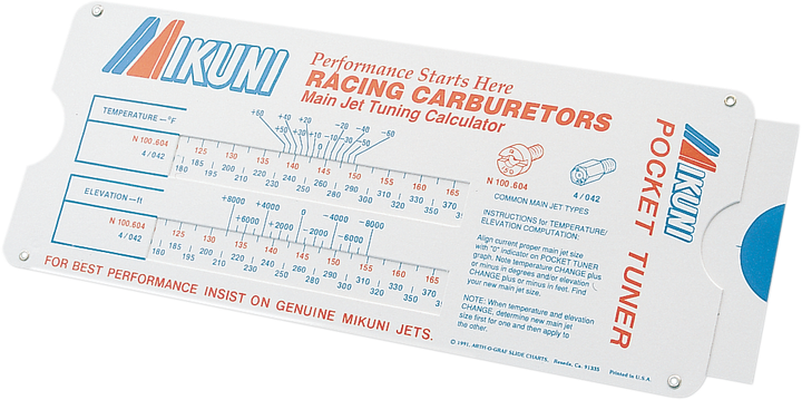 Mikuni Pocket Tuner - Carburetor/Calculator MK-550-TNR