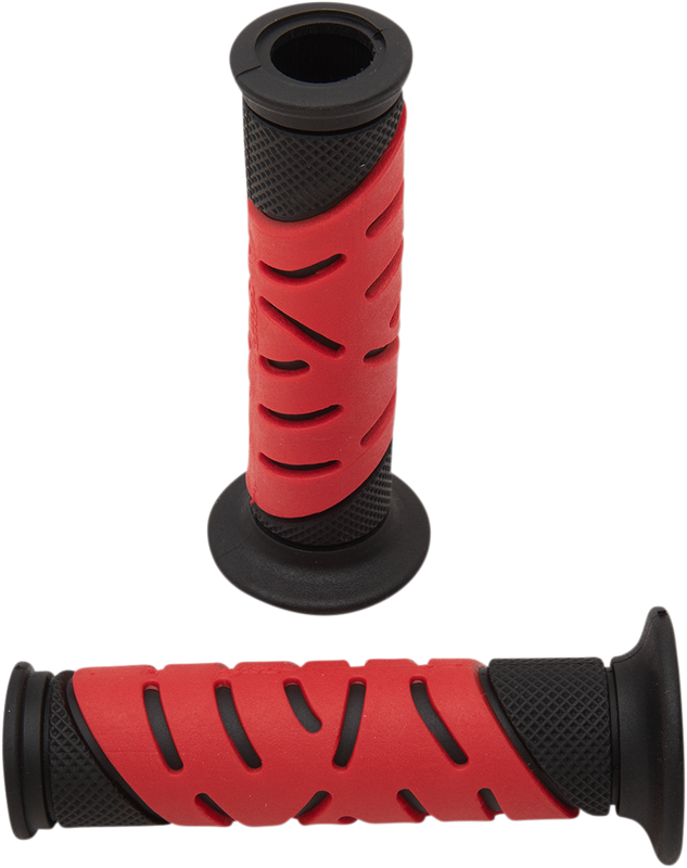 Pro Grip 719 Dual Density Sportbike Grips - Open Ends - Black/Red PA0719OENERO