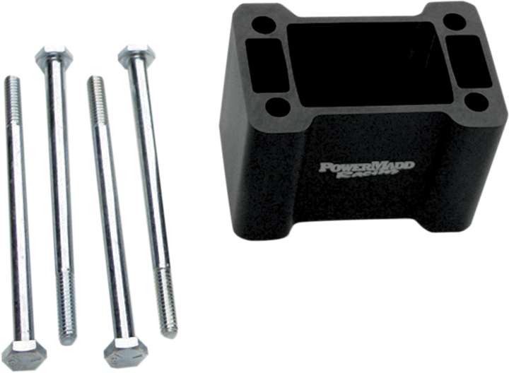 Powermadd Straight Handlebar Riser Block - 4" - Arctic Cat/Polaris 45517
