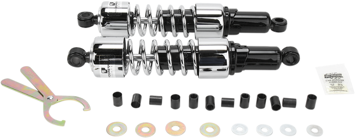 Progressive Suspension Shocks - 14.25" - 412 Cruiser Series - Chrome - Standard 412-4220C