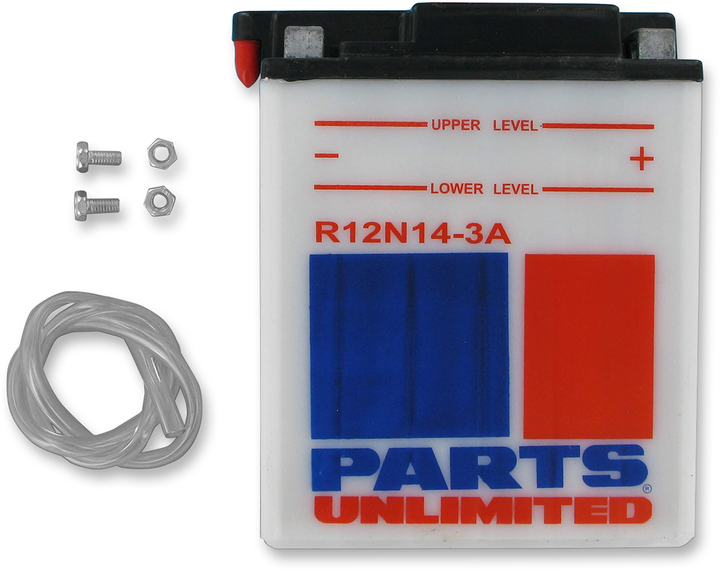 Parts Unlimited Conventional Battery R12N14-3A