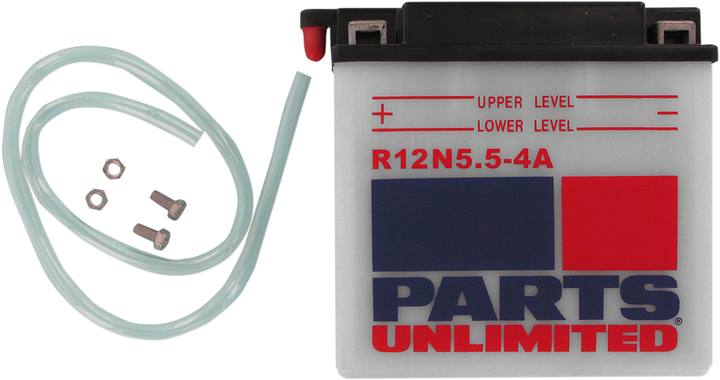 Parts Unlimited Conventional Battery R12N5.5-4A