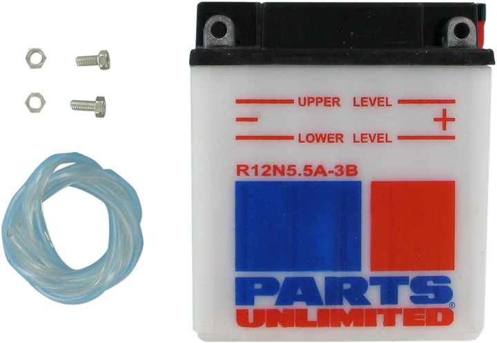 Parts Unlimited Conventional Battery R12N5.5A-3B
