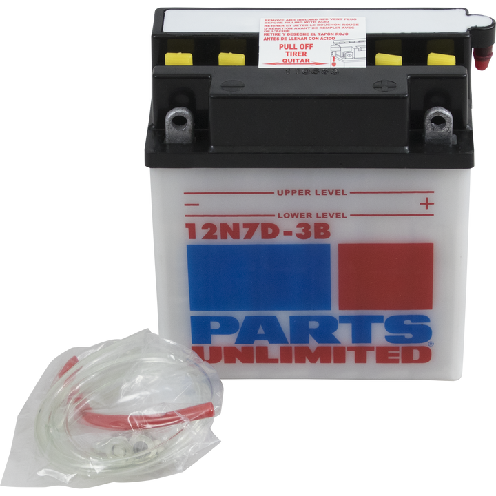 Parts Unlimited Conventional Battery R12N7D-3B