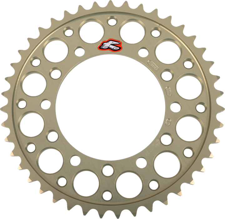 Renthal Rear Sprocket - Aluminum - 43 Tooth - Suzuki/Yamaha 210U-530-43P-HA