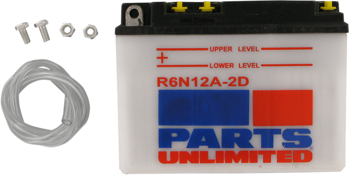 Parts Unlimited Conventional Battery R6N12A-2D