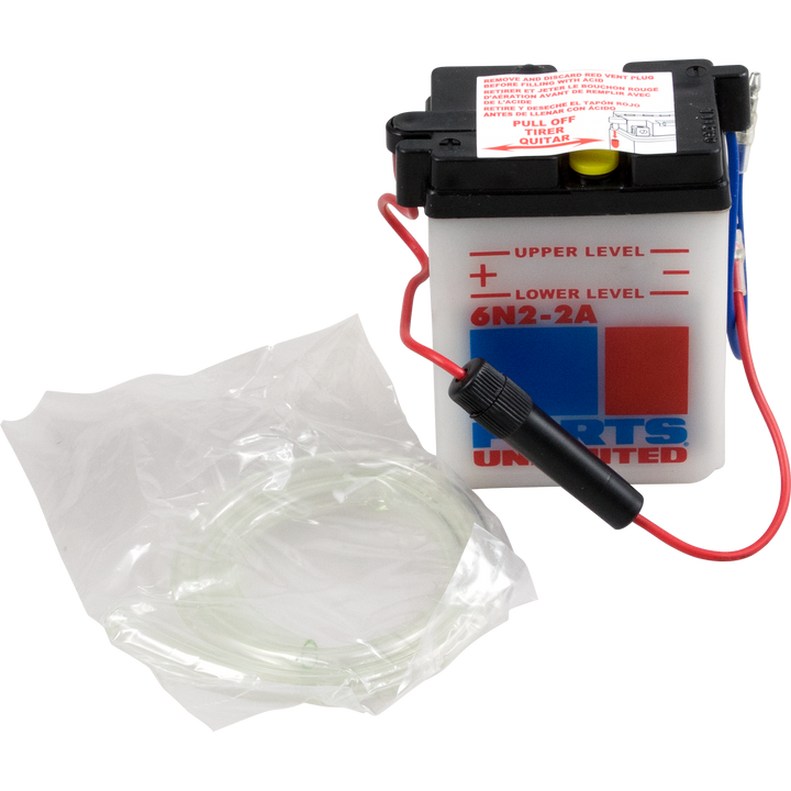 Parts Unlimited Conventional Battery R6N2-2A