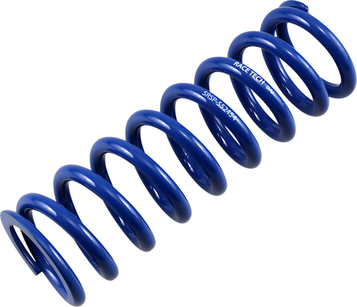 Race Tech Shock Spring - Front/Rear - Blue - Sport Series - Spring Rate 300 Lb/In SRSP 552454