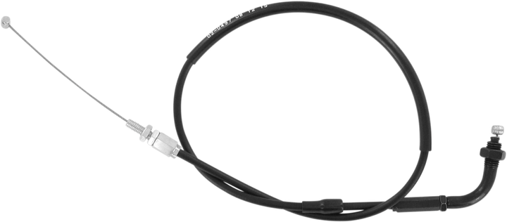 Motion Pro Black Vinyl Throttle Cable - Pull - '04-'07 CBR1000RR 02-0497