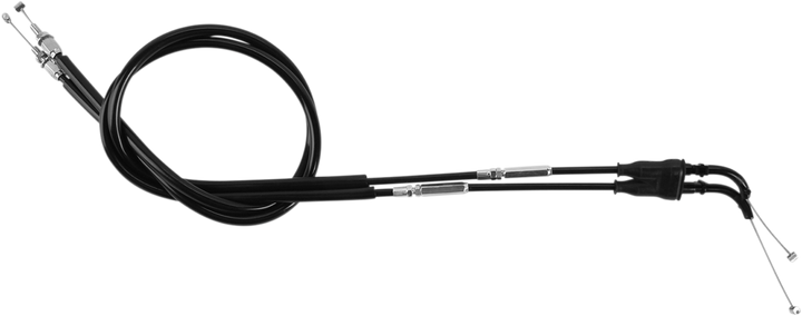Motion Pro Black Vinyl Throttle Cable - Push/Pull - '06-'19 KLX/KX 03-0365