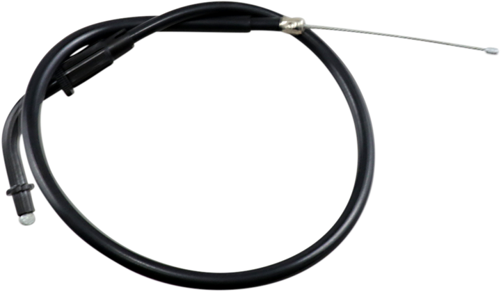 Motion Pro Black Vinyl Throttle Cable - Pull - '85-'07 VMX1200 05-0155