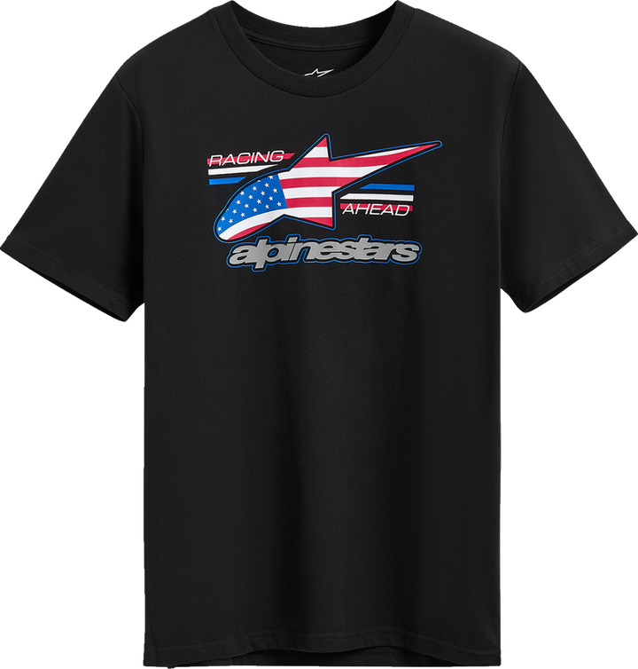 Alpinestars National CSF T-Shirt - Black/USA - XL 1235-72365-1017-XL