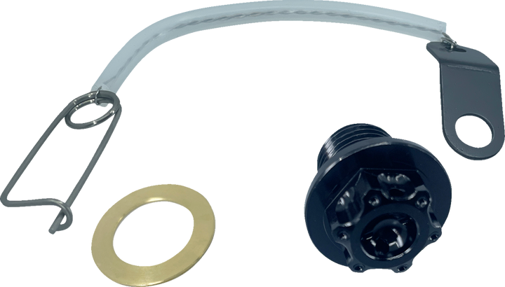 Psr Magnetic Drain Plug - M14 x 1.50 - Black - Yamaha 00-01949-22