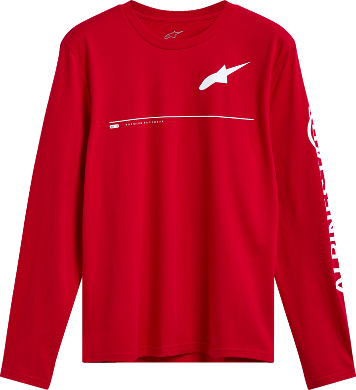 Alpinestars Committed Long-Sleeve CSF T-Shirt - Red - Medium 1215-71200-30-M