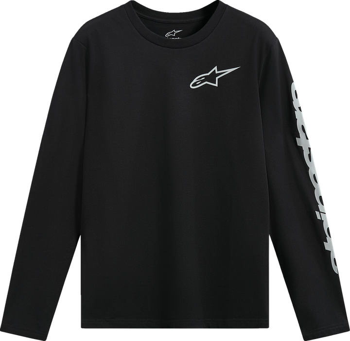 Alpinestars Trackside Long-Sleeve CSF T-Shirt - Black - Large 1235-74100-10-L